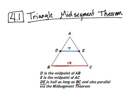 midsegment of a triangle worksheet find the missing length indicated in each figure